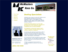 Tablet Screenshot of mcmasterskoss.com